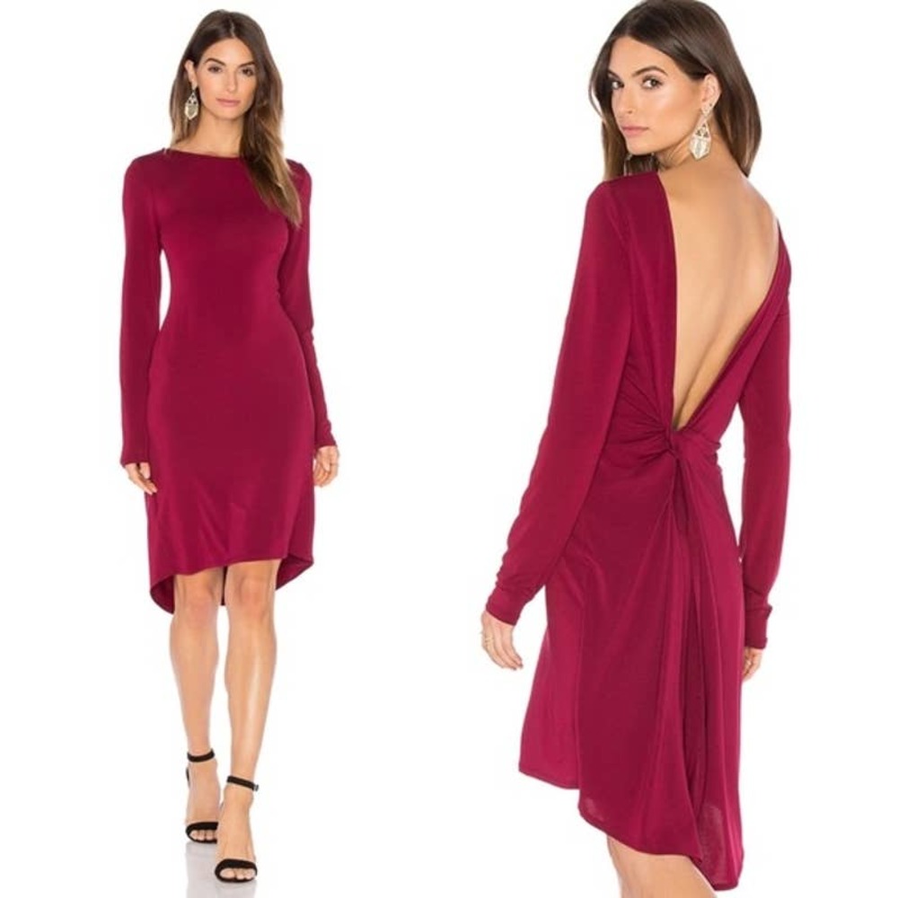 BCBG Max Azria Celia backelss cocktail dress